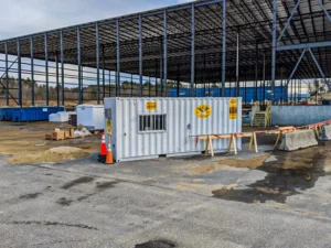 Office Container on Construction site