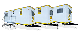 Office trailers category showing mobile workspace solutions.
